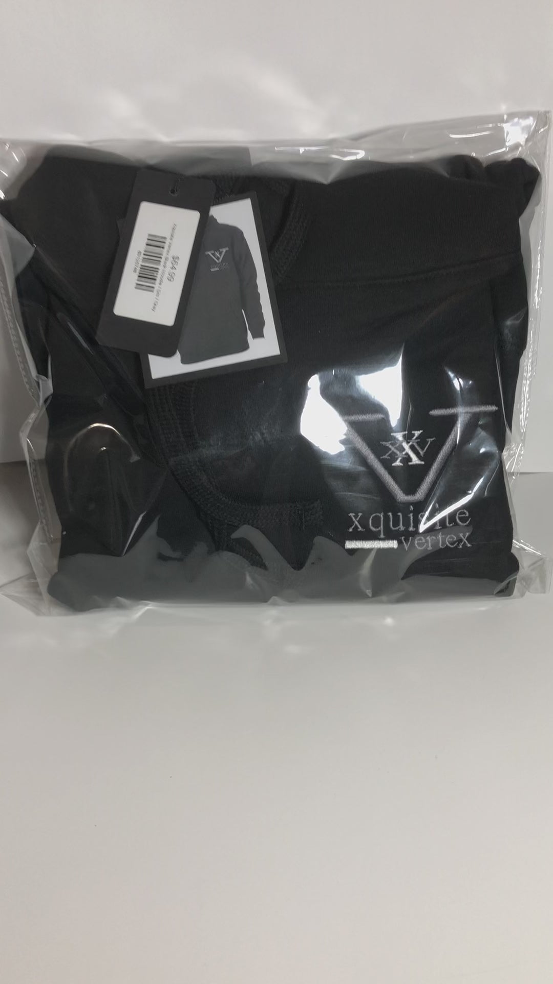 Xquisite Vertex Black Hoodie Gray